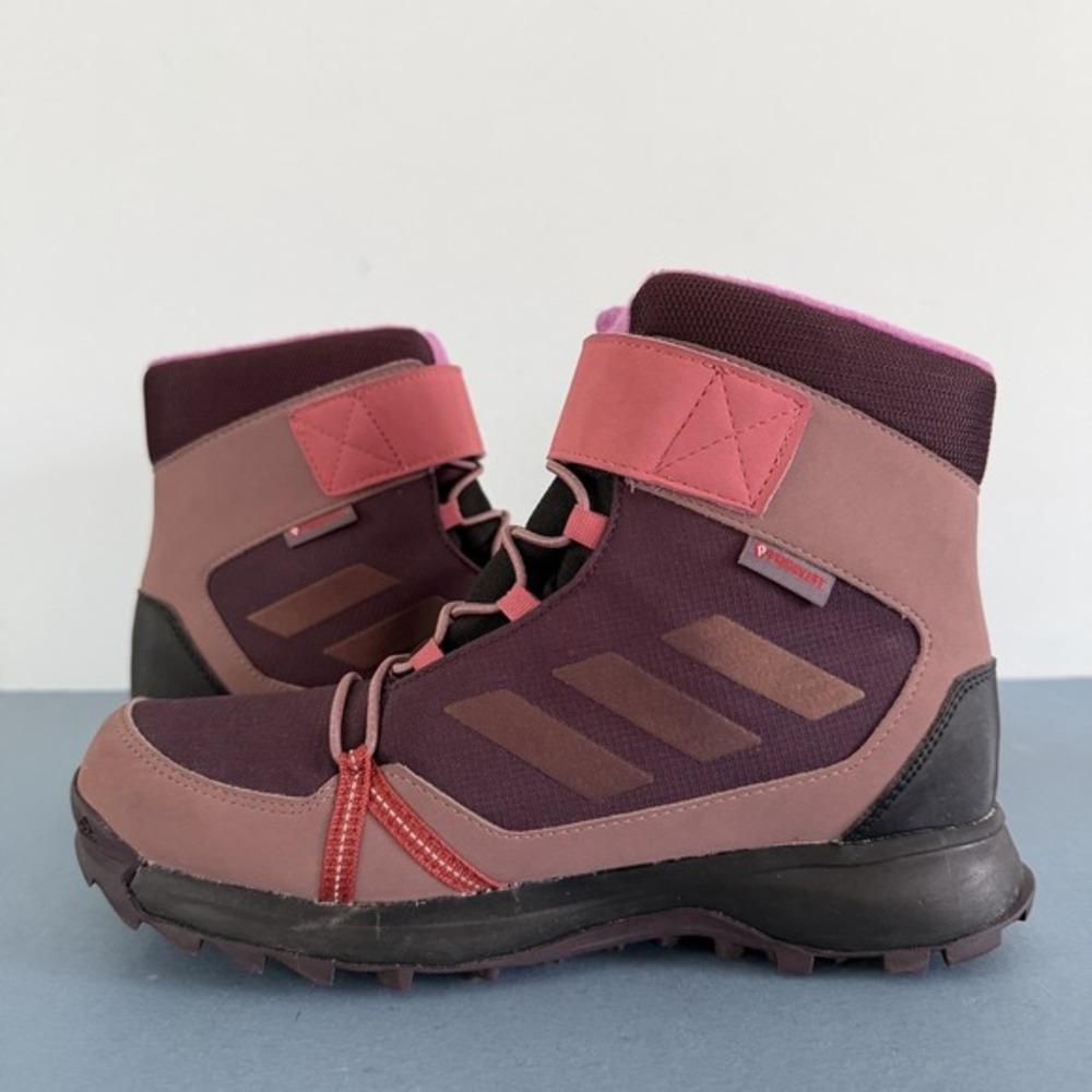 Adidas Terrex Snow Cold.RDY Shadow Maroon Pulse Lilac Snow Youth Winter Boots - Picture 5 of 9